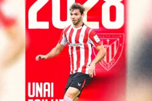 官方:23岁中卫埃吉鲁兹与毕巴续约至2028年,进入一线队